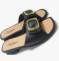Sandalias Elegantes con Hebilla Dorada y Suela Antideslizante