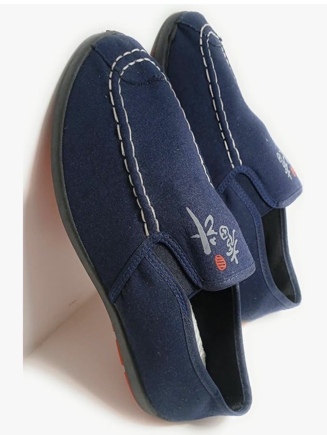 Zapatillas de Lona Casuales sin Cordones con Detalles Tradicionales