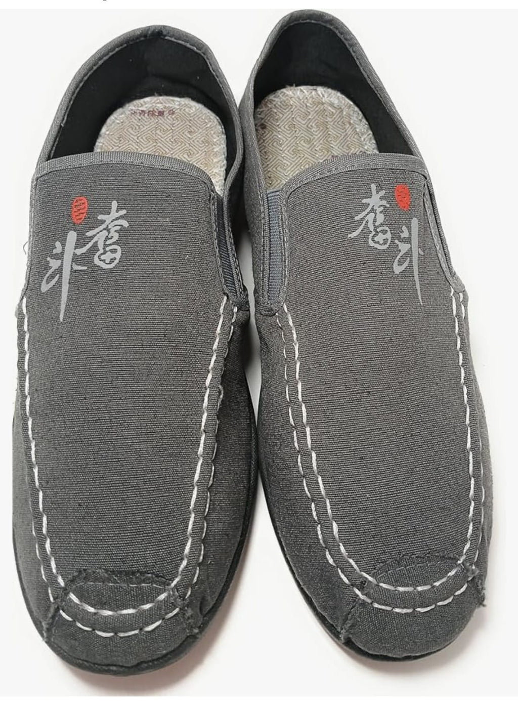 Zapatillas de Lona Casuales sin Cordones con Detalles Tradicionales